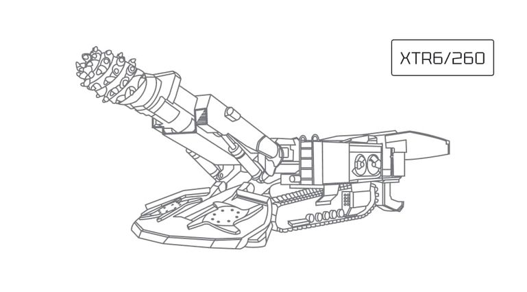 Проходческий комбайн XCMG XTR6/260