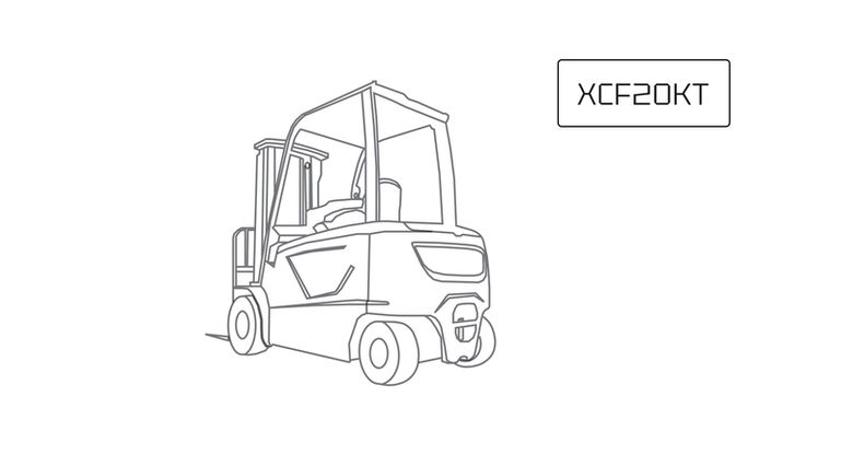Вилочный погрузчик XCMG XCF20KT Вилочный погрузчик XCMG XCF20KT