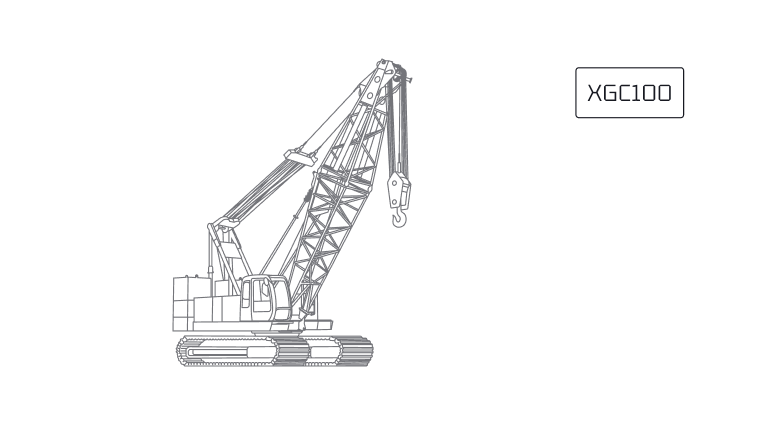 Гусеничный кран XCMG XGC100