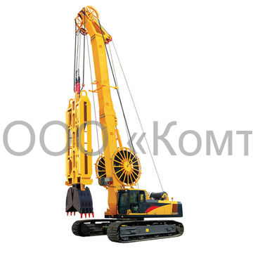 Установка стена в грунте XCMG XG600D